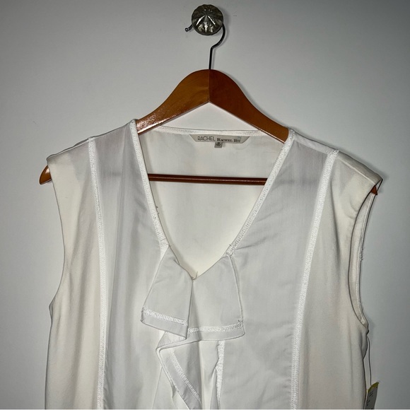 RACHAEL ROY white ruffle down summer dress - Picture 2 of 14